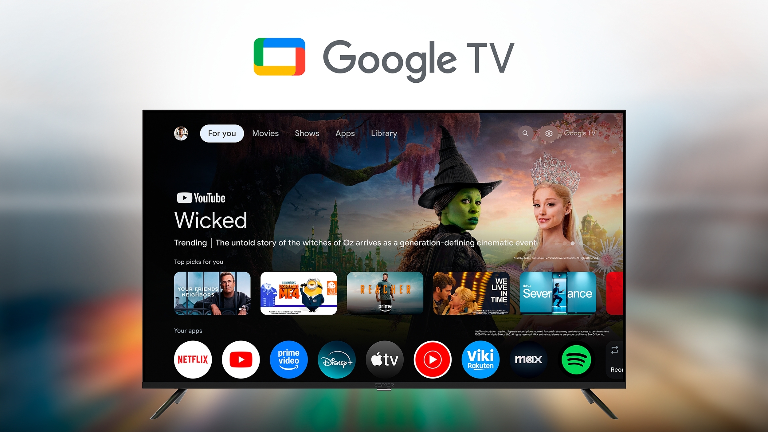 Google TV Interface