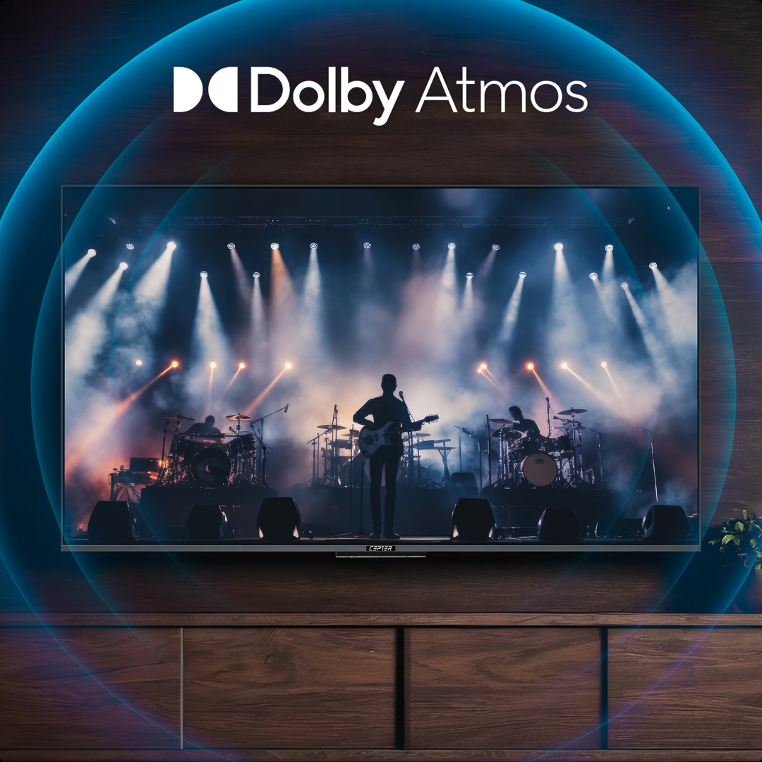 Dolby Atmos creating a surround effect sound
