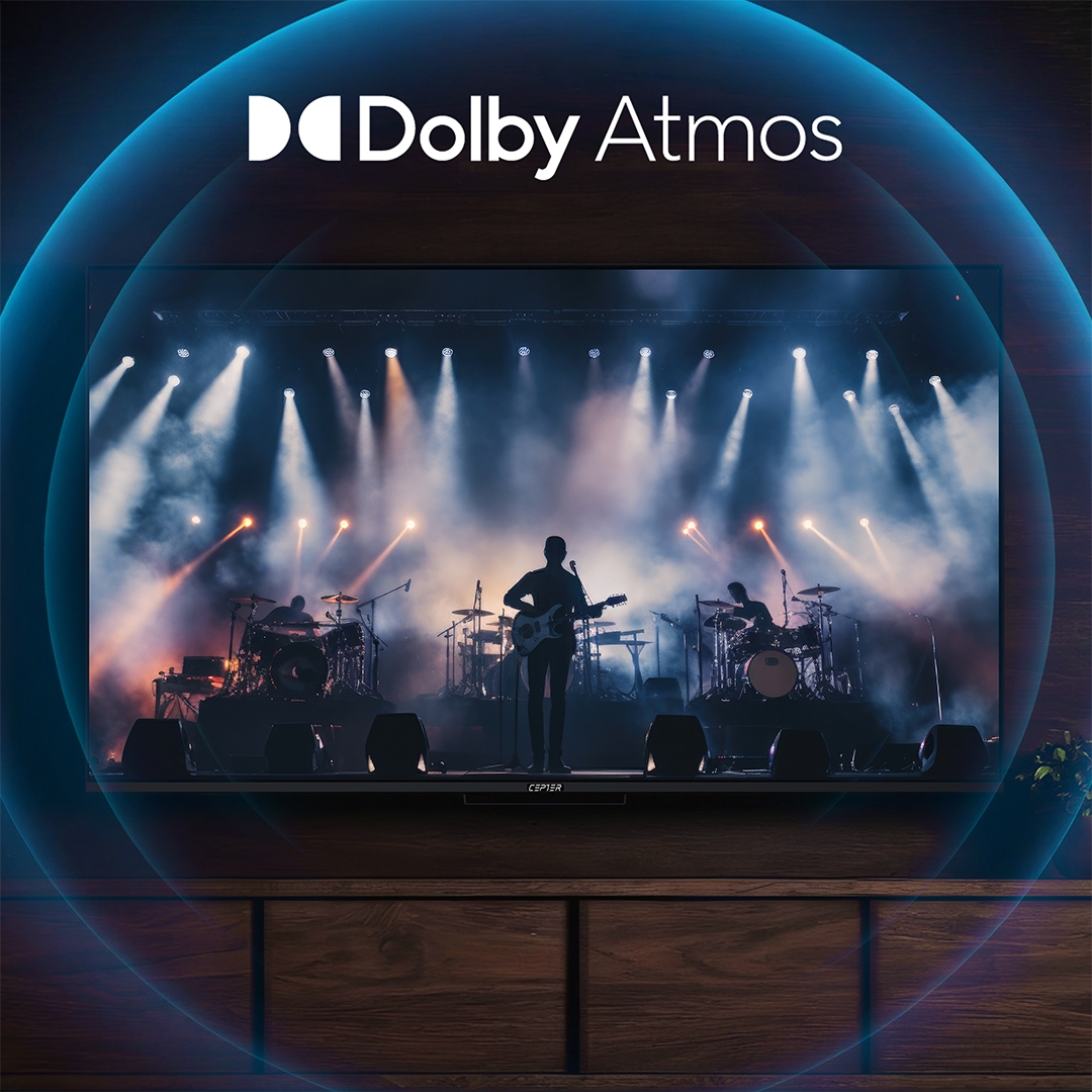 Dolby Atmos creating a surround effect sound