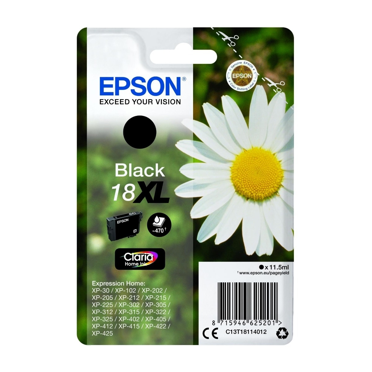 Epson 18Xl, sort xl