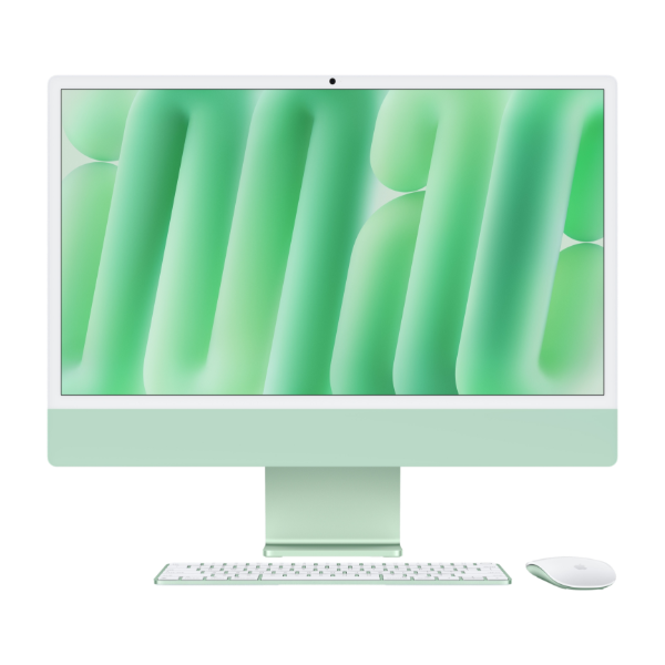 Apple iMac 24" (M4) 10C 256 GB, grøn