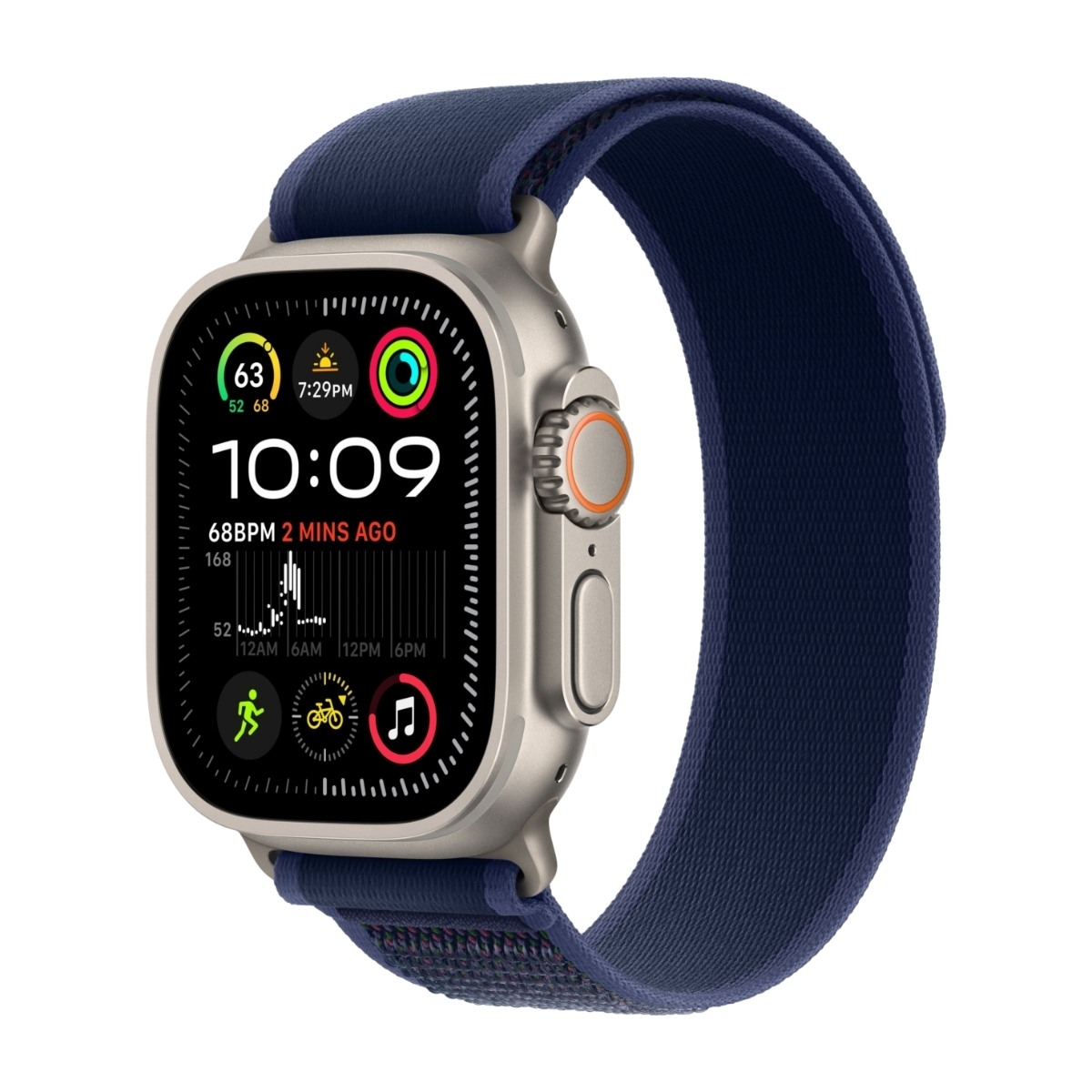 Watch Ultra 2 49mm GPS+CEL (Natural Titanium/Blue Trail Loop) S/M