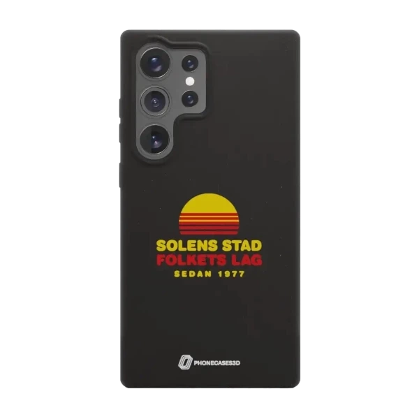 Phonecases3D Samsung Galaxy S25 Ultra Luleå HF kompostoituva suojakuori, musta