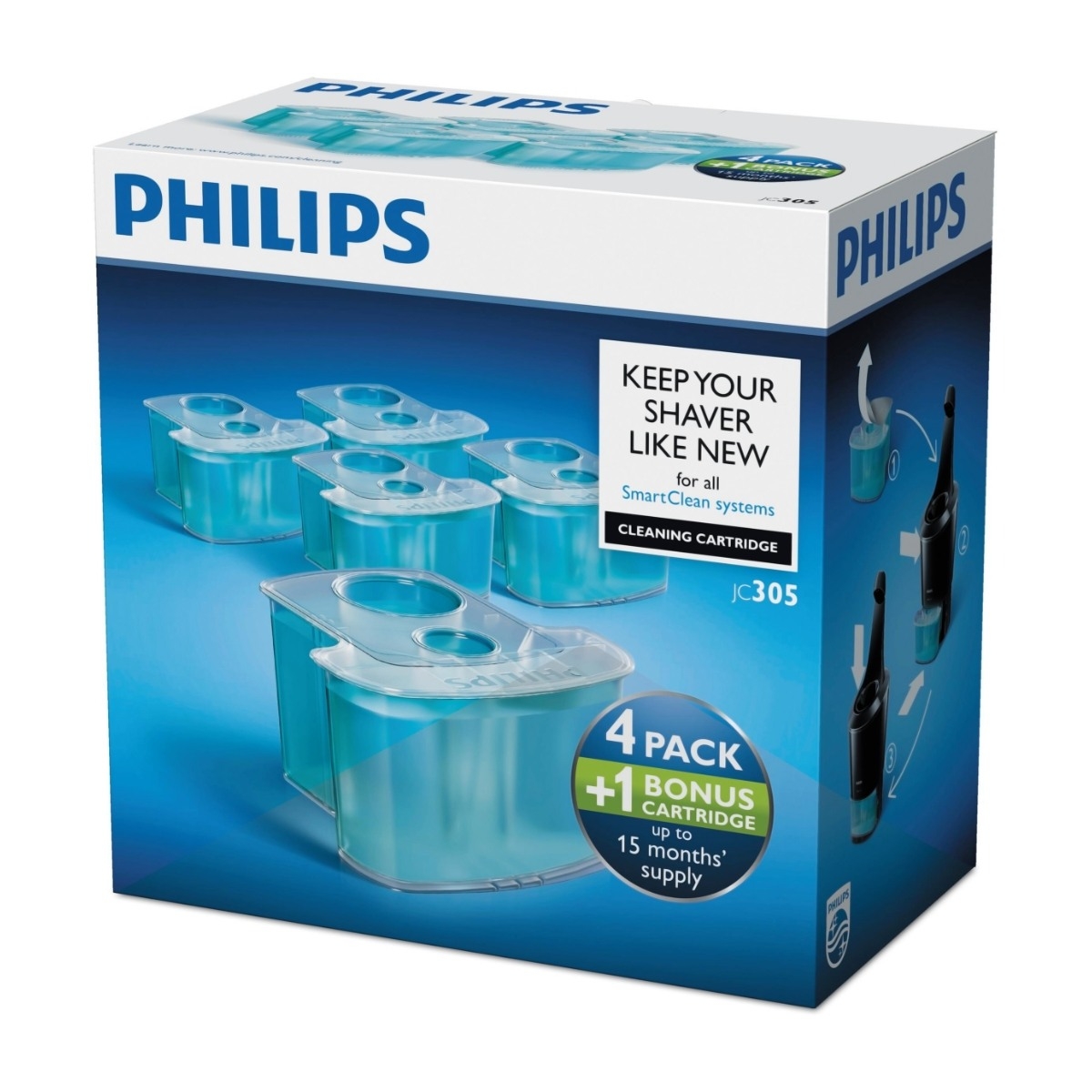 PHILIPS JC305/50 CARTRIDGE 4+1PACK - Power.no