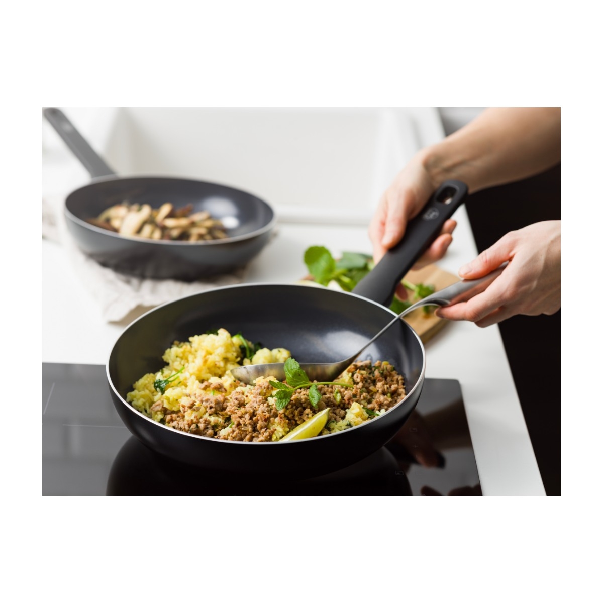 GreenChef Tones stegepande, 24 cm billede 5