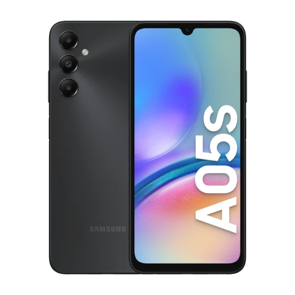 Samsung Galaxy A05S 128 GB smarttelefon, svart