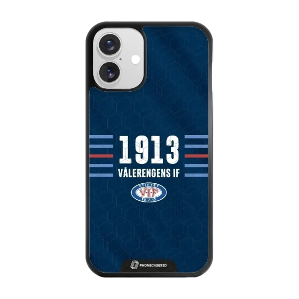 Phonecases3D iPhone 16 Plus VIF -3D suojakuori, musta