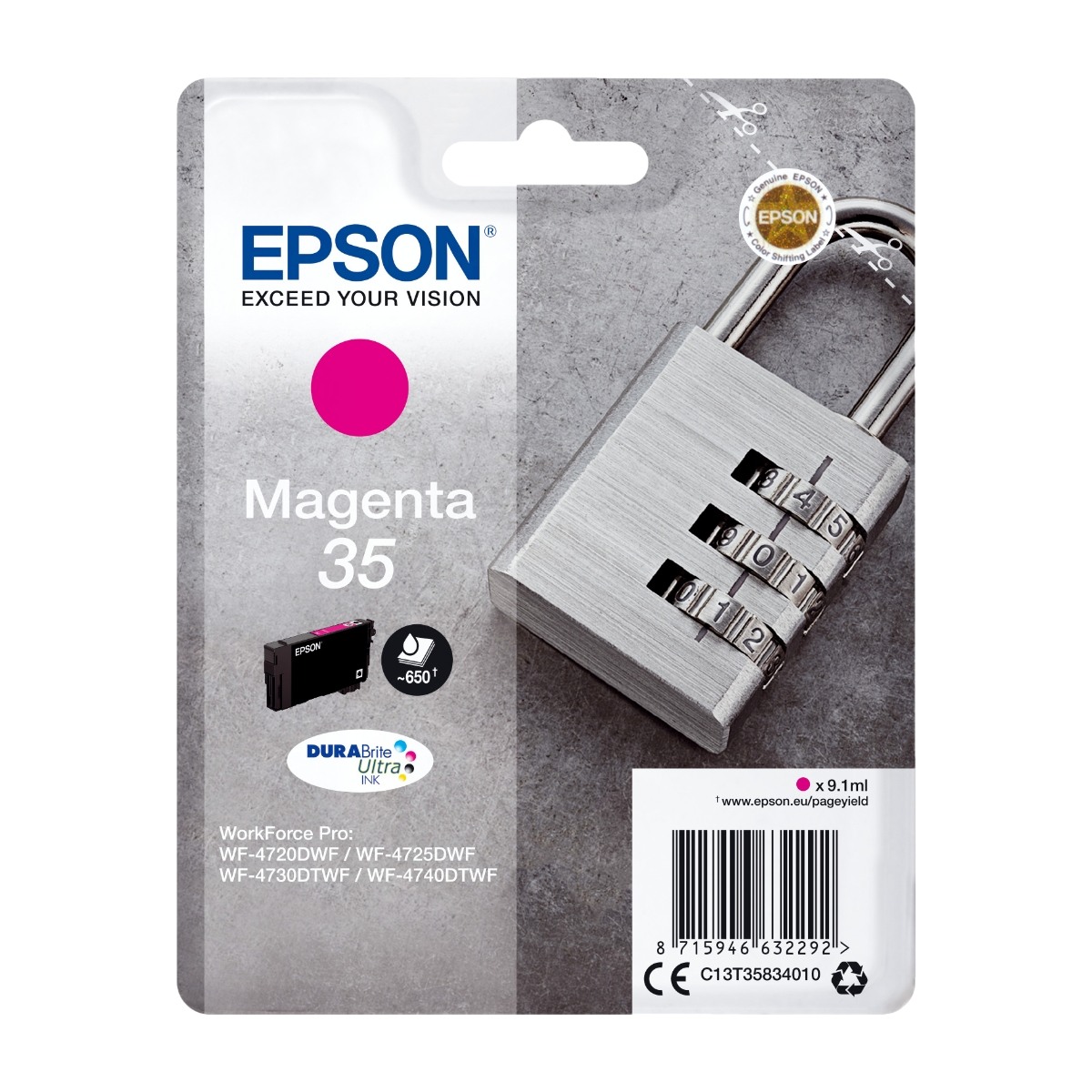 Epson T3583, magenta blekkpatron