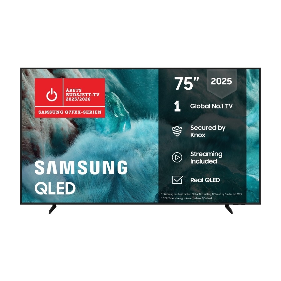 Samsung 75" Q7FA QLED 4K Smart TV (2025) - Power.se