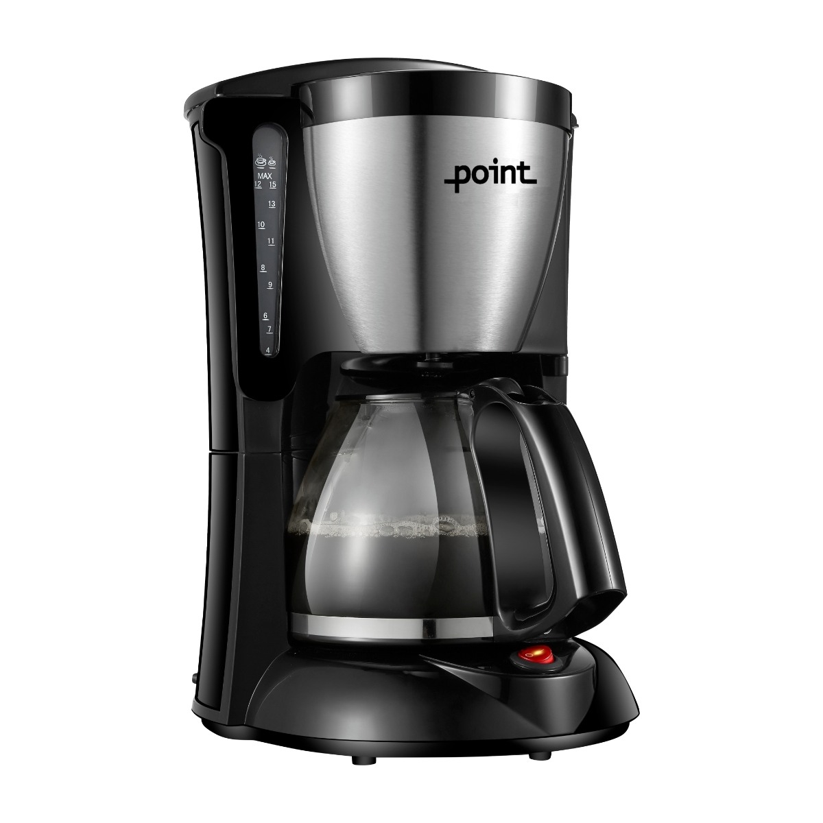 Point POCM327BEV2 kaffemaskine, stål billede 1
