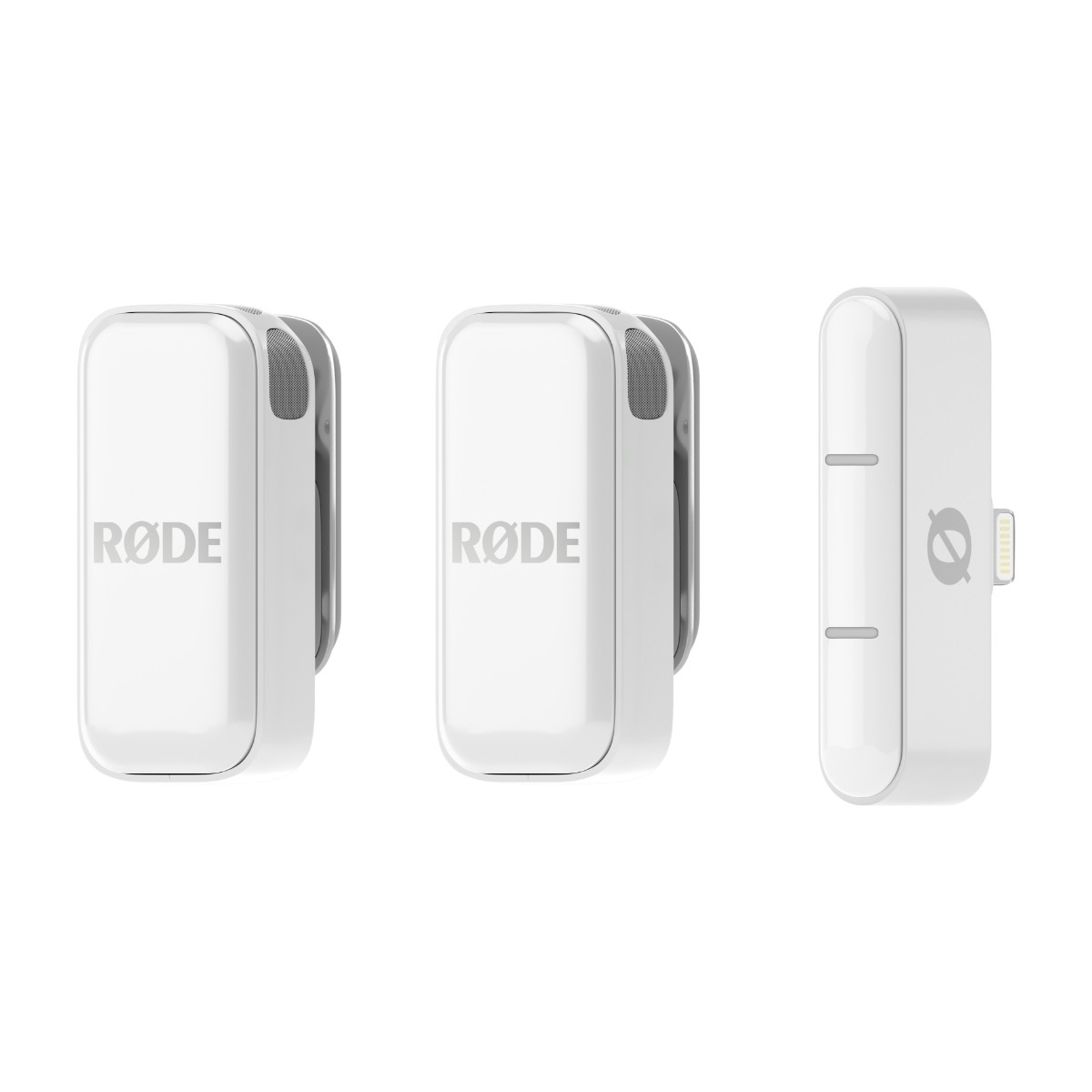 RØDE Wireless Micro, trådløst Lightning mikrofonsystem, hvit