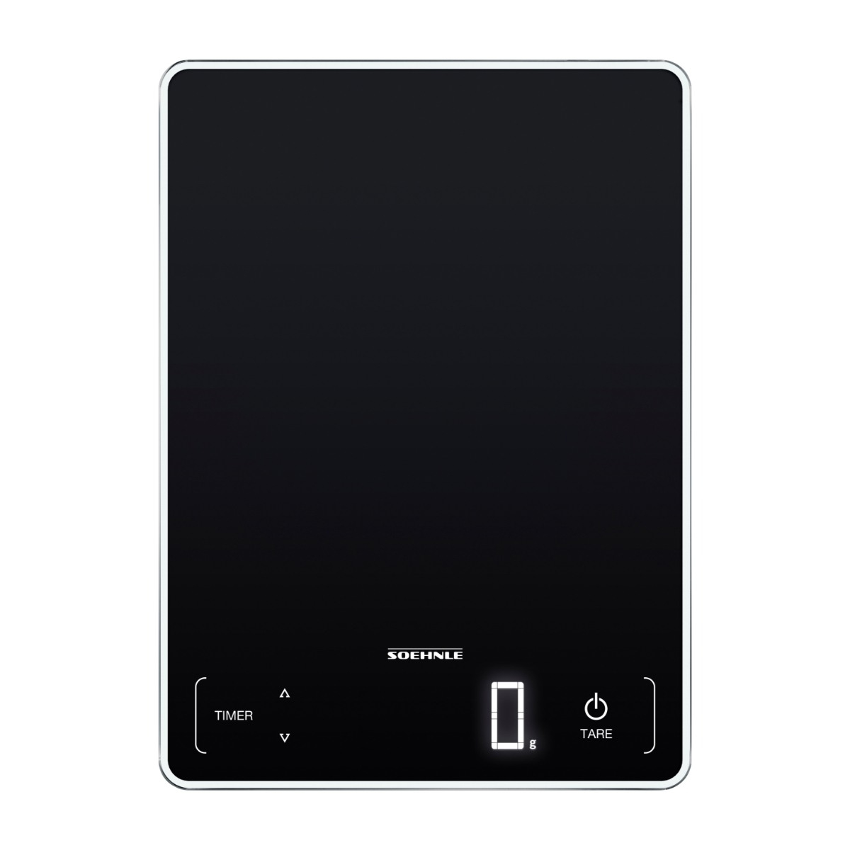 Bilde av Soehnle Page Profi 100, Elektronisk kjøkkenvekt, 15 kg, 1 g, Sort, Glass, Benkeplate