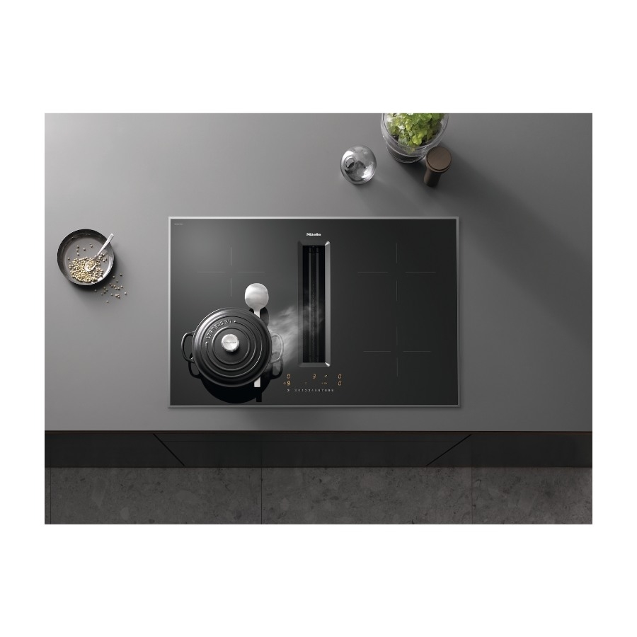Miele KMDA 7272-1 induktionskogeplade med integreret emhætte billede 9