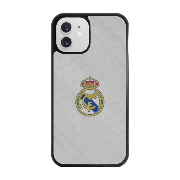 Phonecases3D iPhone 12 Real Madrid -3D suojakuori, musta
