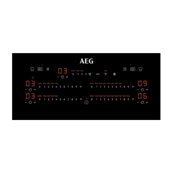 AEG 8000-serien CCS84779CB induktionskogeplade med integreret emhætte billede 5