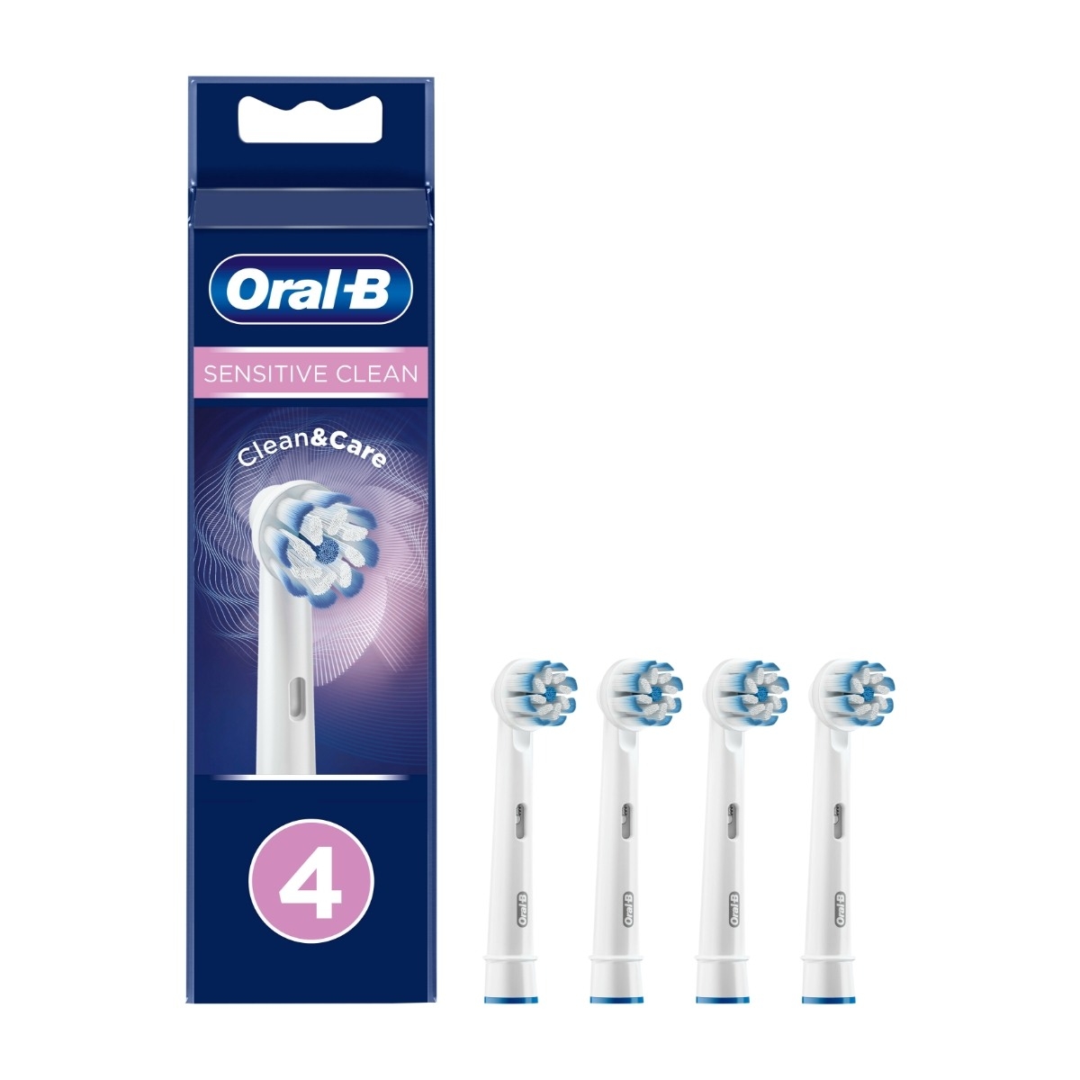 Oral-B Sensitive Clean & Care børstehode 4 stk