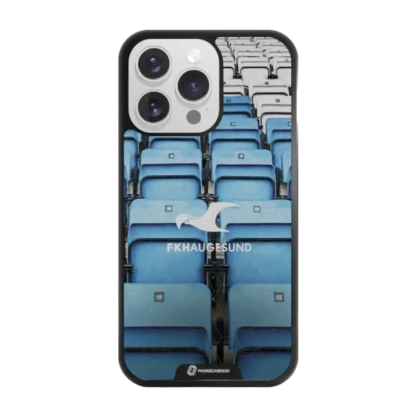 Phonecases3D iPhone 13 Pro FK Haugesund -3D suojakuori, musta
