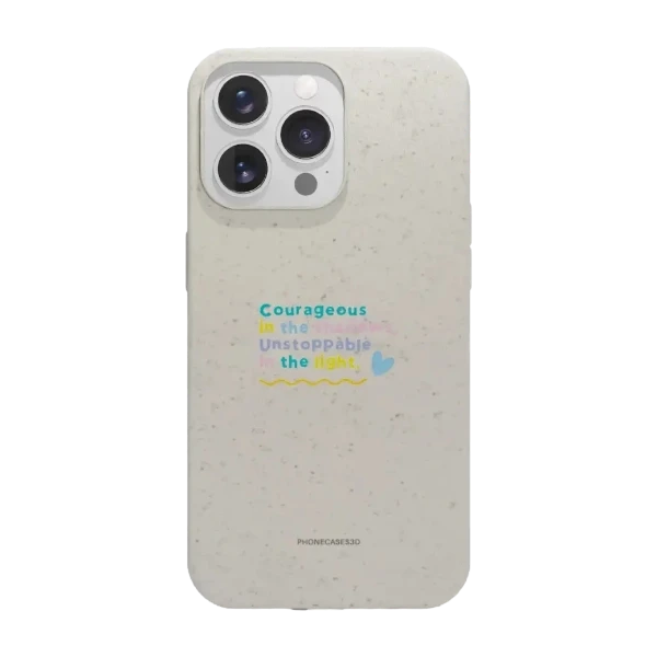 Phonecases3D iPhone 13 Pro Jess Rachel Sharp kompostoituva suojakuori, valkoinen