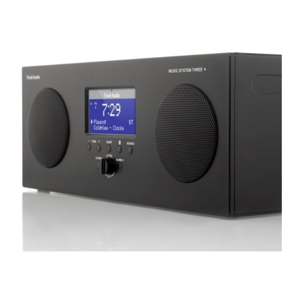 TIVOLI AUDIO MUSIC SYSTEM THREE+ DAB RADIO BLACK Power.fi
