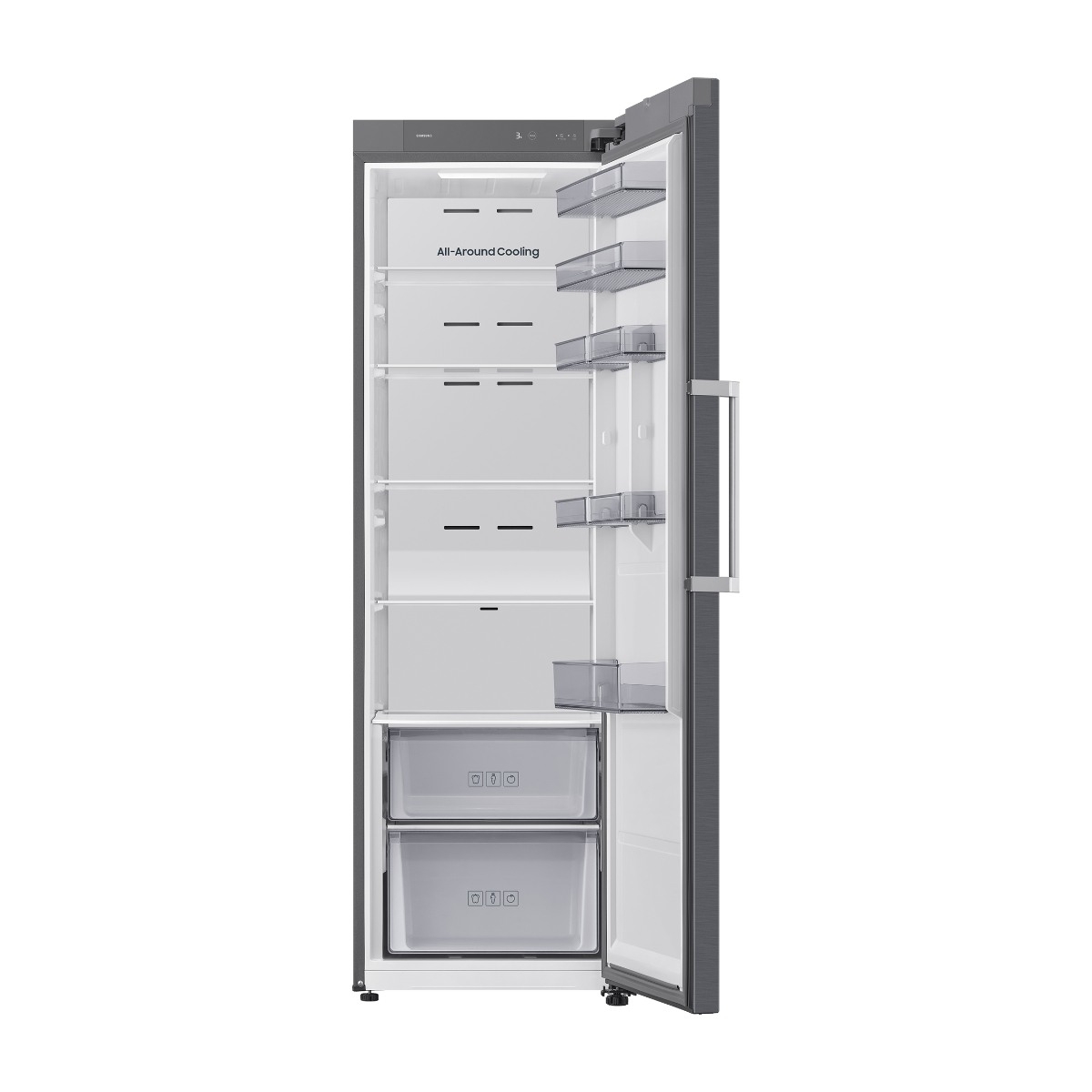 Samsung RR40H39GETEF køleskab, Gentle Silver billede 2