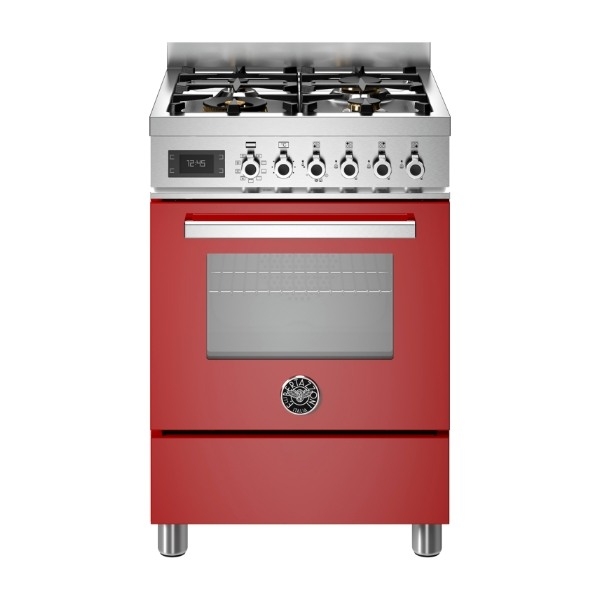 Bertazzoni Professional Series PRO64L1EROT gaskomfur, rosso