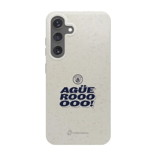 Phonecases3D Samsung Galaxy S25+ Man City kompostoituva suojakuori, valkoinen