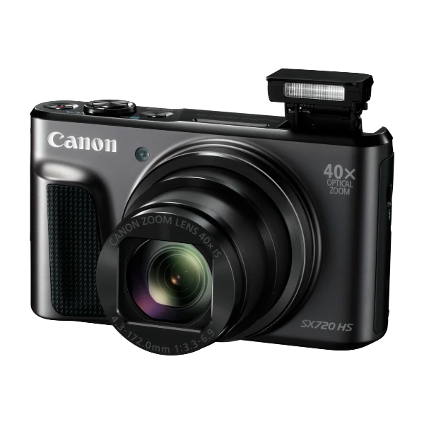 Canon Powershot SX720 Hs, musta digitaalikamera - Power.fi