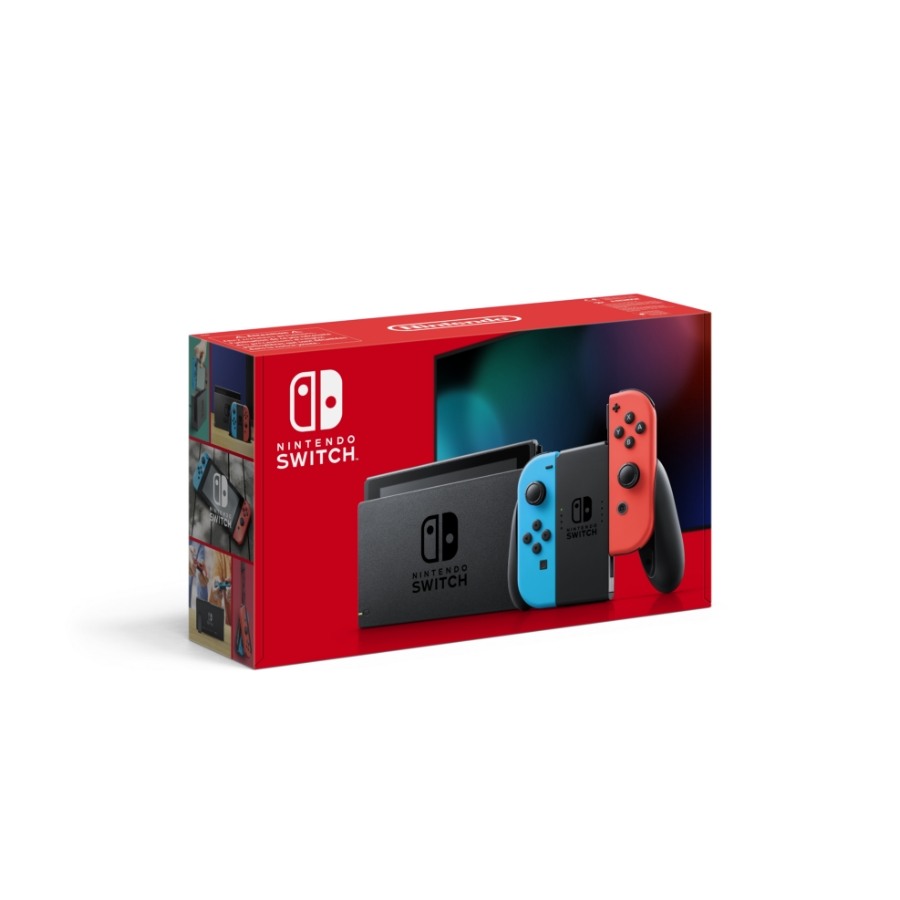 Nintendo Switch Console Neon Red Blue