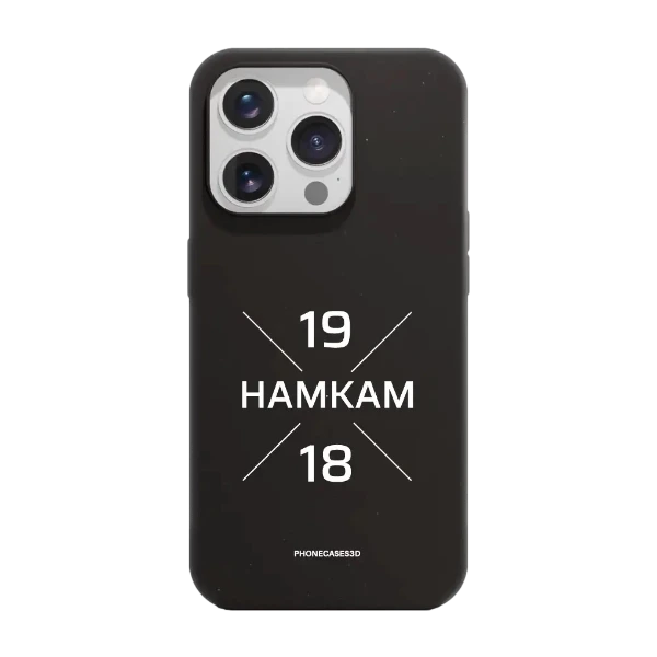 Phonecases3D iPhone 16 Pro HamKam kompostoituva suojakuori, musta
