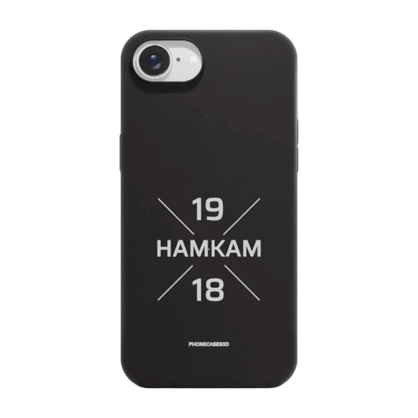 Phonecases3D iPhone 17e/16e HamKam kompostoituva suojakuori, musta