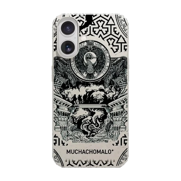 Phonecases3D iPhone 17 Muchacho Malo kompostoituva suojakuori, valkoinen