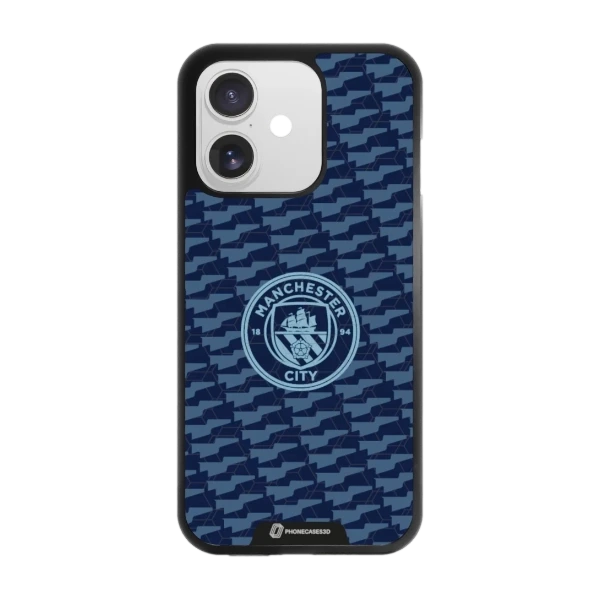 Phonecases3D iPhone 17 Man City -3D suojakuori, musta