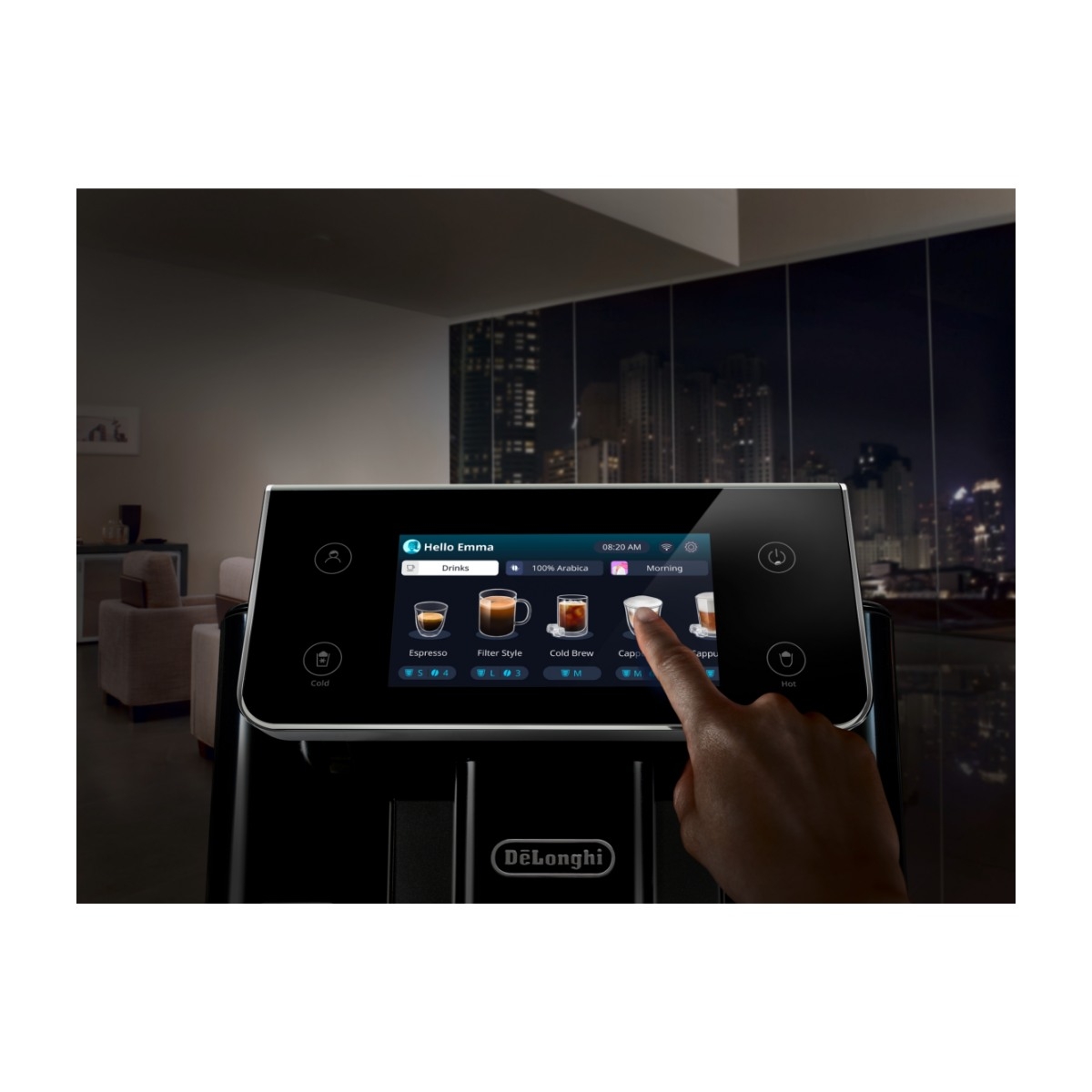 DeLonghi PrimaDonna Aromatic ECAM630.75.TM espressomaskine billede 9