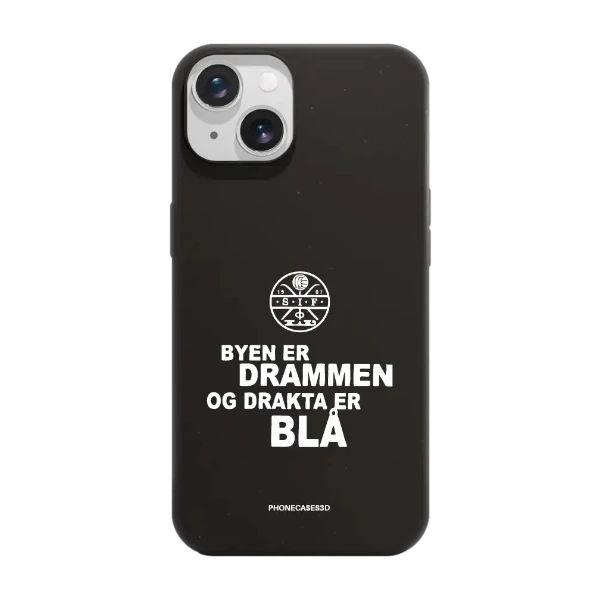 Phonecases3D iPhone 14 Strømsgodset kompostoituva suojakuori, musta