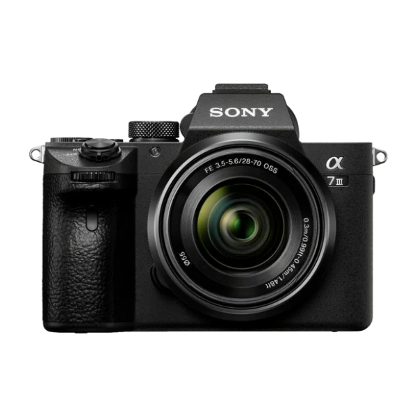 Sony Alpha 7 III kamera + 28-70 mm F/3.5-5.6, svart