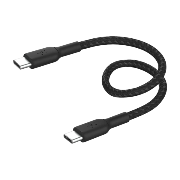 Belkin BoostCharge USB-C-kaapeli, 0.15 m, musta
