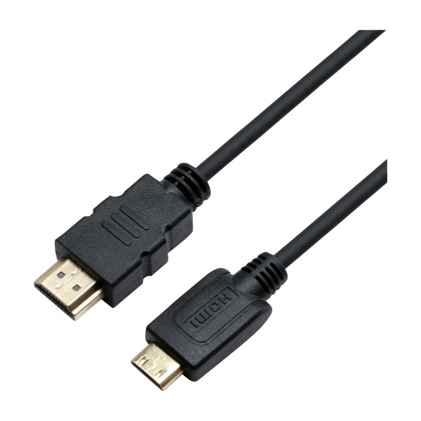 Eletra HDMI AM - Mini HDMI M 1,4 1M kabel, sort