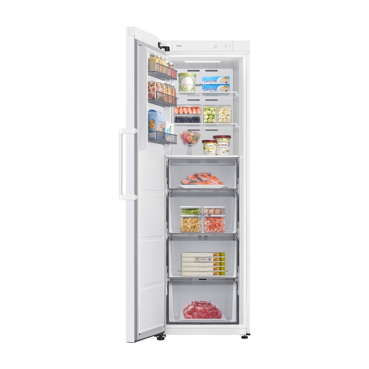 Samsung RZ40H32PEVEF fryseskab, Snow White billede 3
