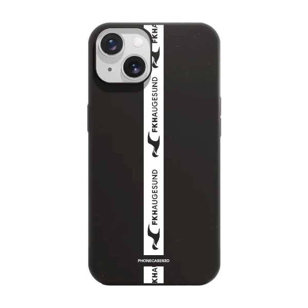 Phonecases3D iPhone 14 FK Haugesund kompostoituva suojakuori, musta