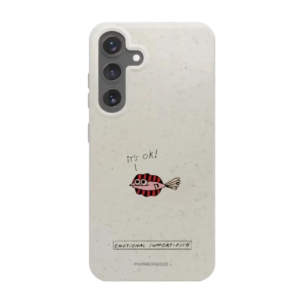 Phonecases3D Samsung Galaxy S25+ Maja Säfström kompostoituva suojakuori, valkoinen