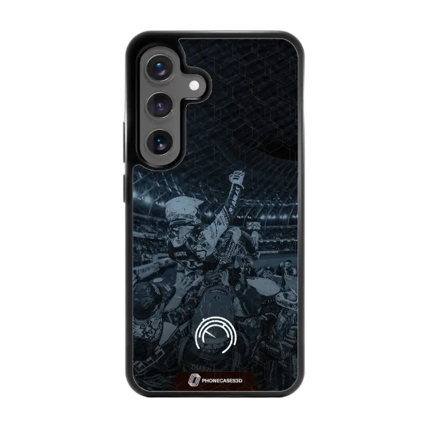Phonecases3D Samsung Galaxy S25 Norges Motorsportforbund -3D suojakuori, musta