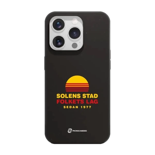 Phonecases3D iPhone 16 Pro Luleå HF kompostoituva suojakuori, musta