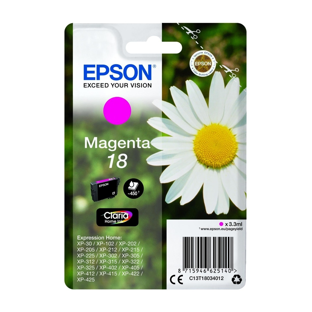 Epson 18, magenta standard