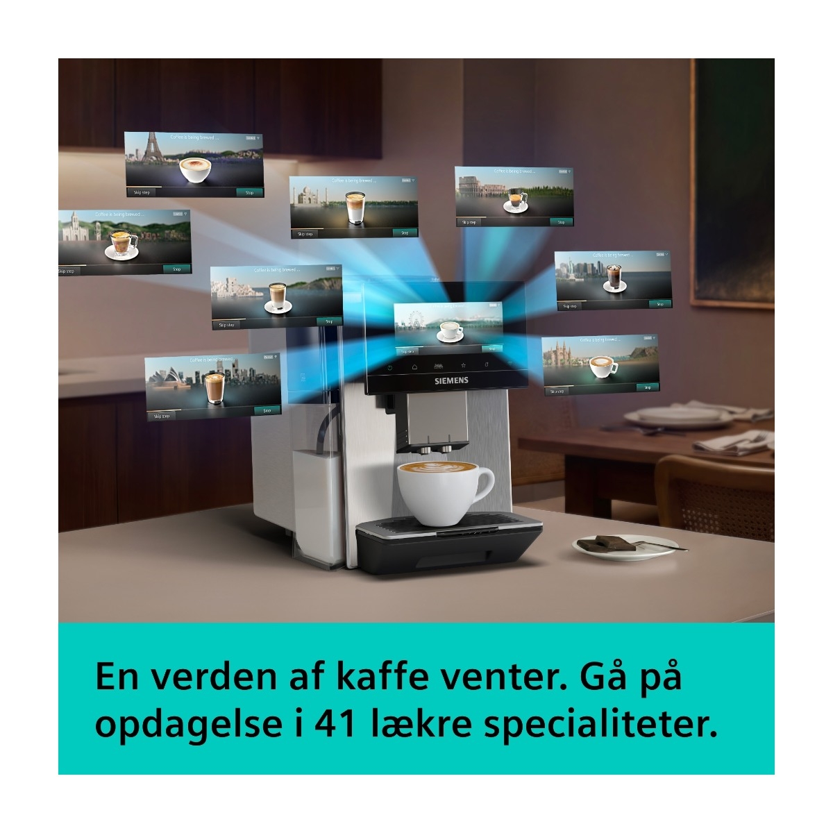 Siemens EQ900 plus iAroma TQ927EZ3 kaffemaskine billede 5