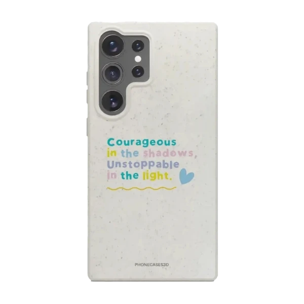 Phonecases3D Samsung Galaxy S25 Ultra Jess Rachel Sharp kompostoituva suojakuori, valkoinen