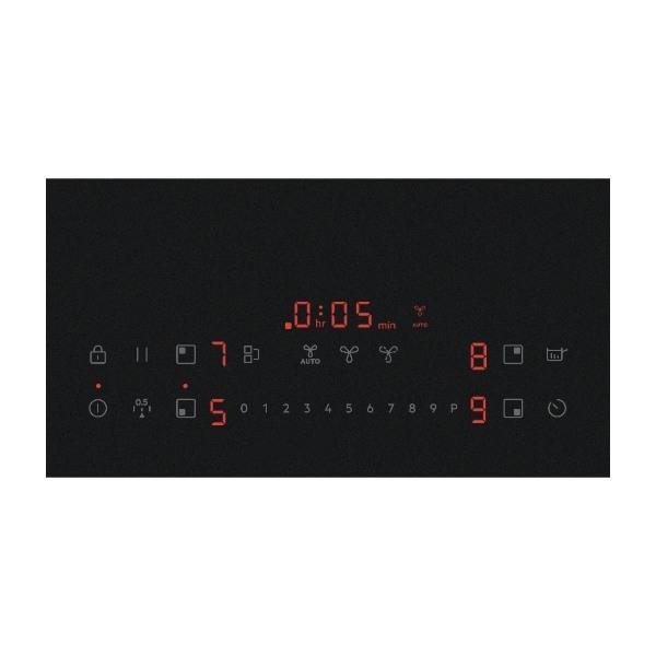 AEG 6000-serien TT8PCB00CT SaphirMatt® SE induktionskogeplade med emhætte billede 4