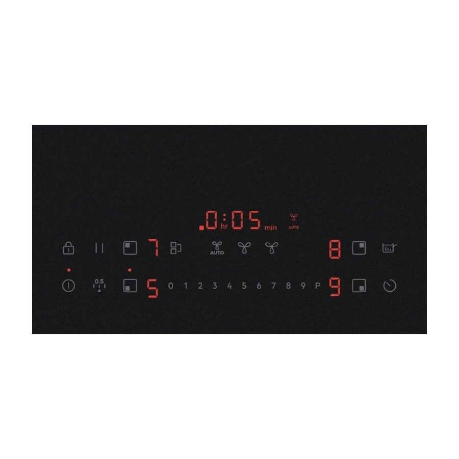 AEG 6000-serien TT8PCB00CT SaphirMatt® SE induktionskogeplade med emhætte billede 5