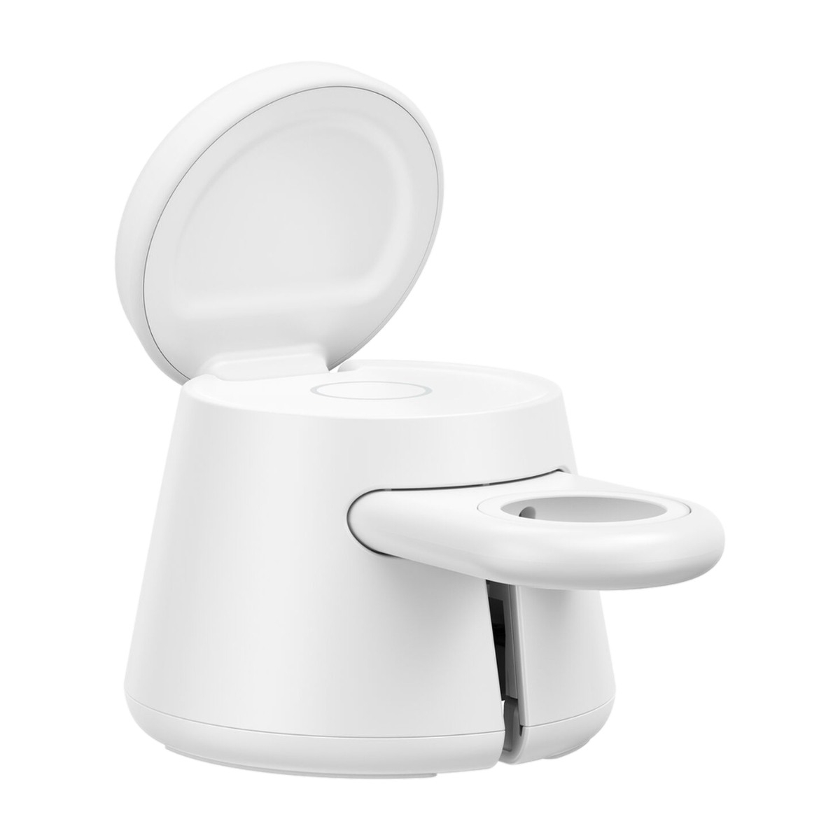 Belkin UltraCharge modulær ladestasjon Qi2 25 W, hvit