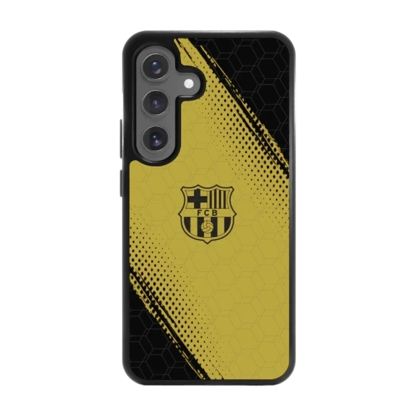 Phonecases3D Samsung Galaxy S25 FC Barcelona -3D suojakuori, musta