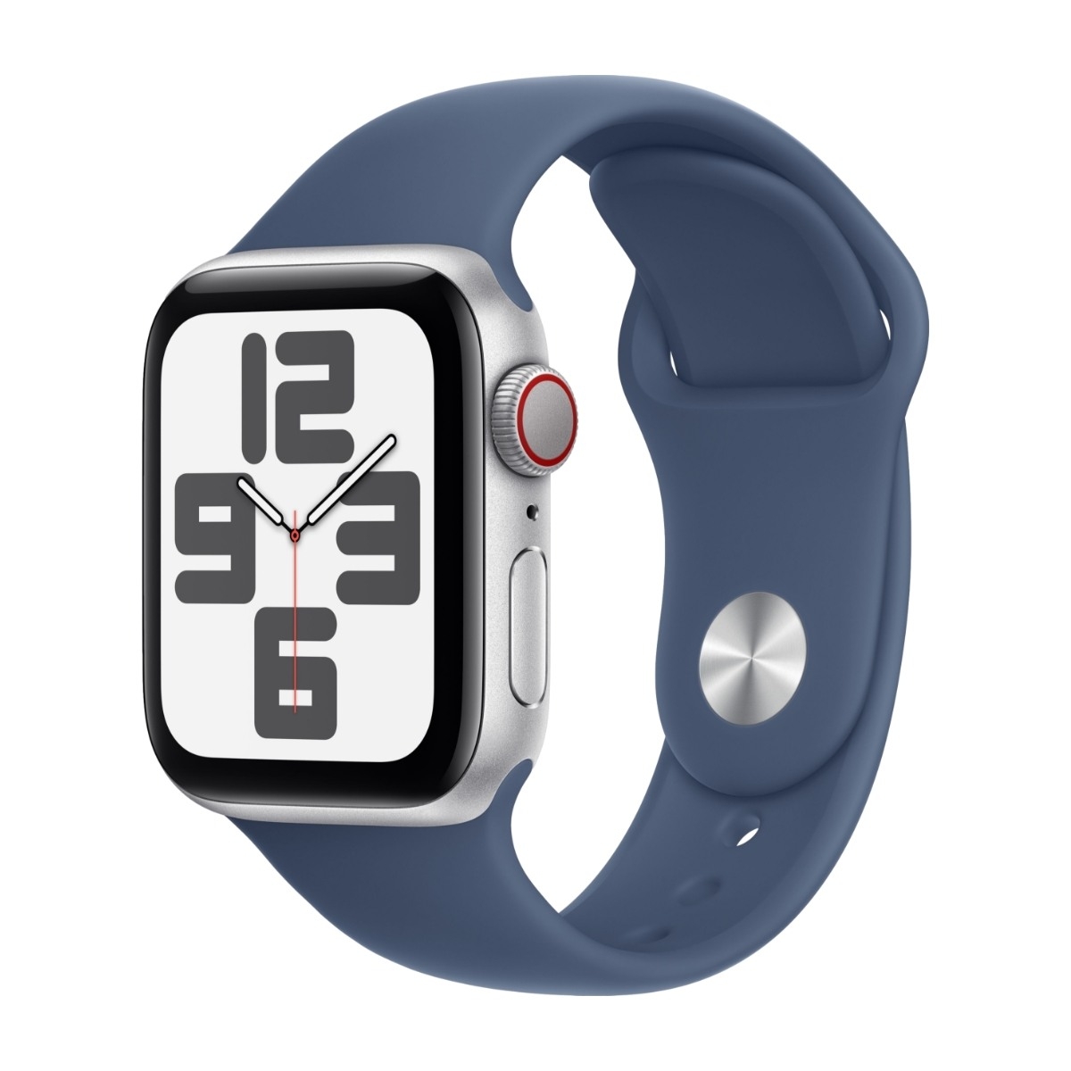 Watch SE 2nd Gen 40mm LTE (Silver Alu/Denim sport band S/M)